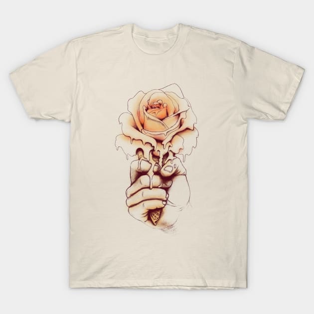 Rose a la Mode T-Shirt by SteveOramA